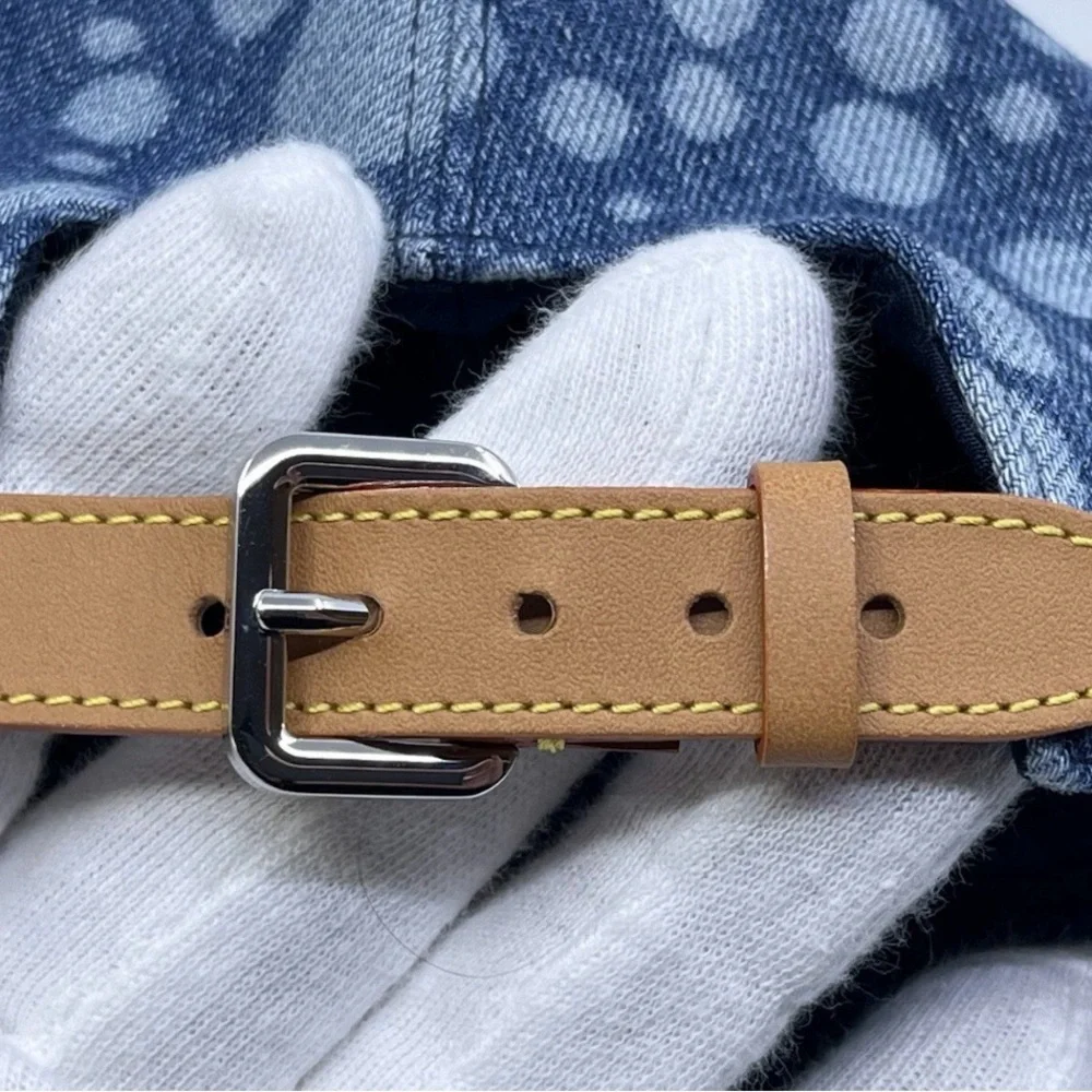 New Condition: Louis Vuitton x Yayoi Kusama Denim Cap with Dot Pattern - Picture 8 of 16